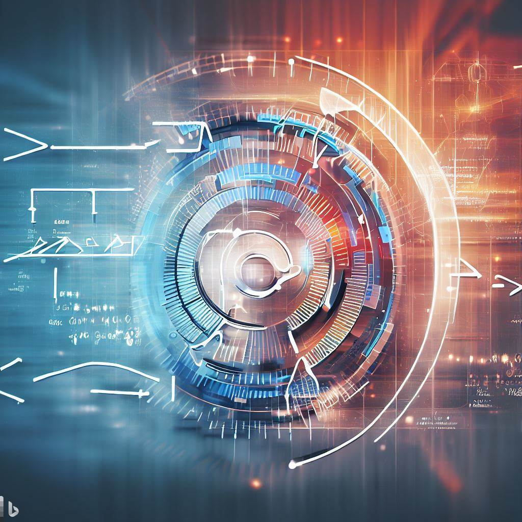 An AI generated image supposedly representing time versus impact